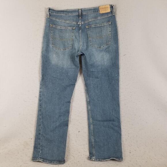 Levi Strauss Signature Jeans Mens 36x30 Straight Leg Stretch Denim Waterless - Picture 5 of 16